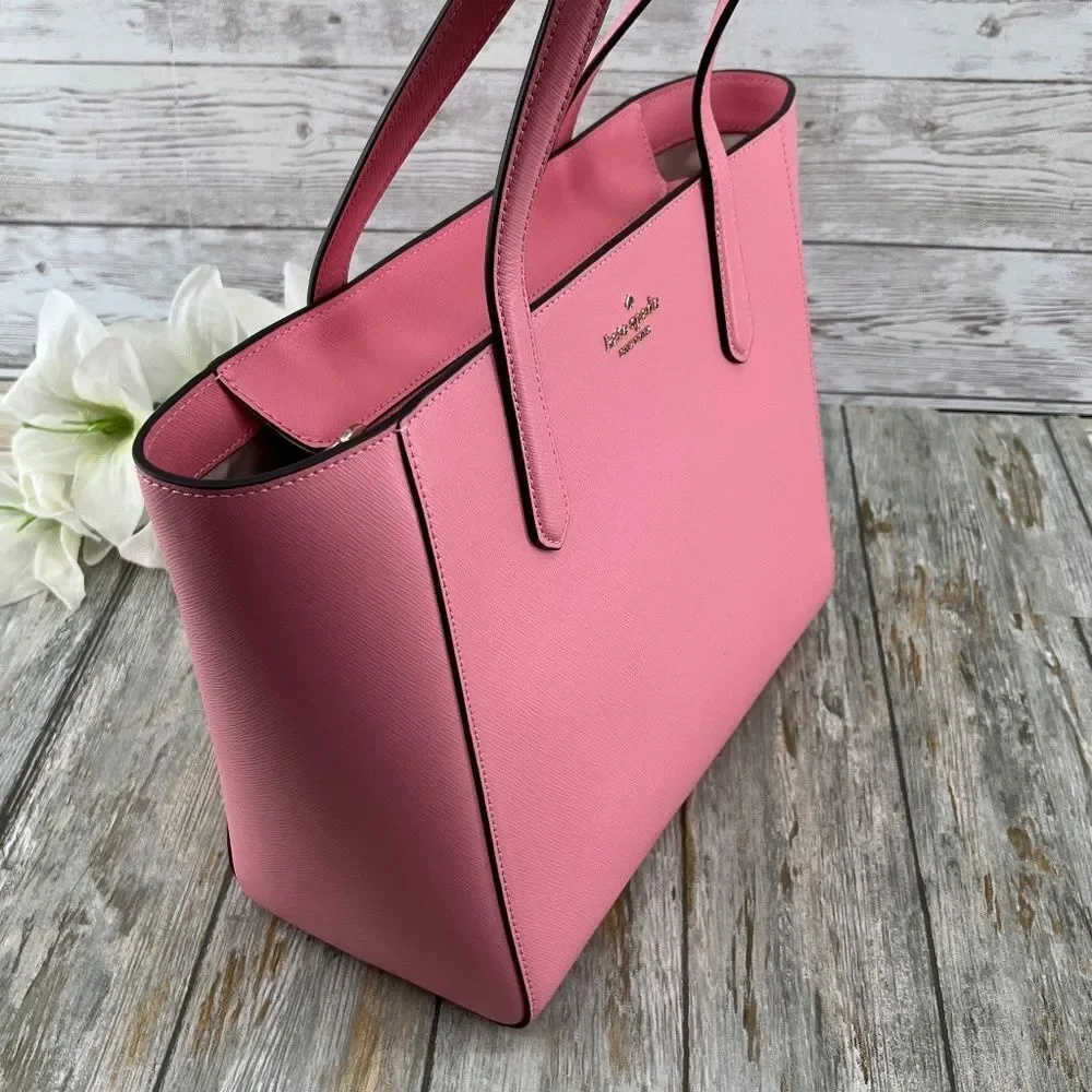 Kate Spade Staci Medium Tote Shoulder Bag Purse Pink